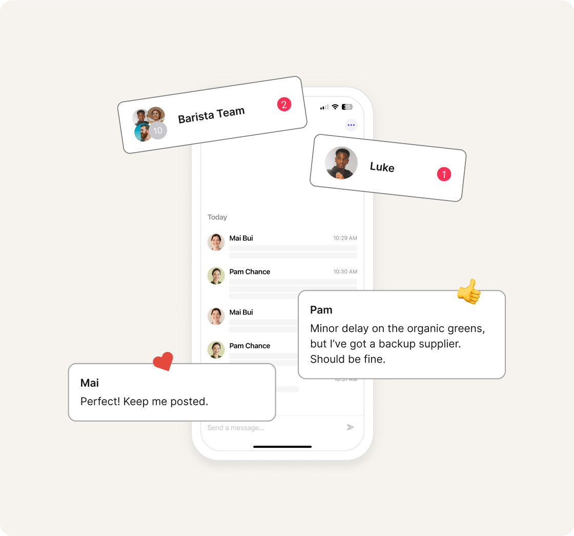 time clock in camelo app