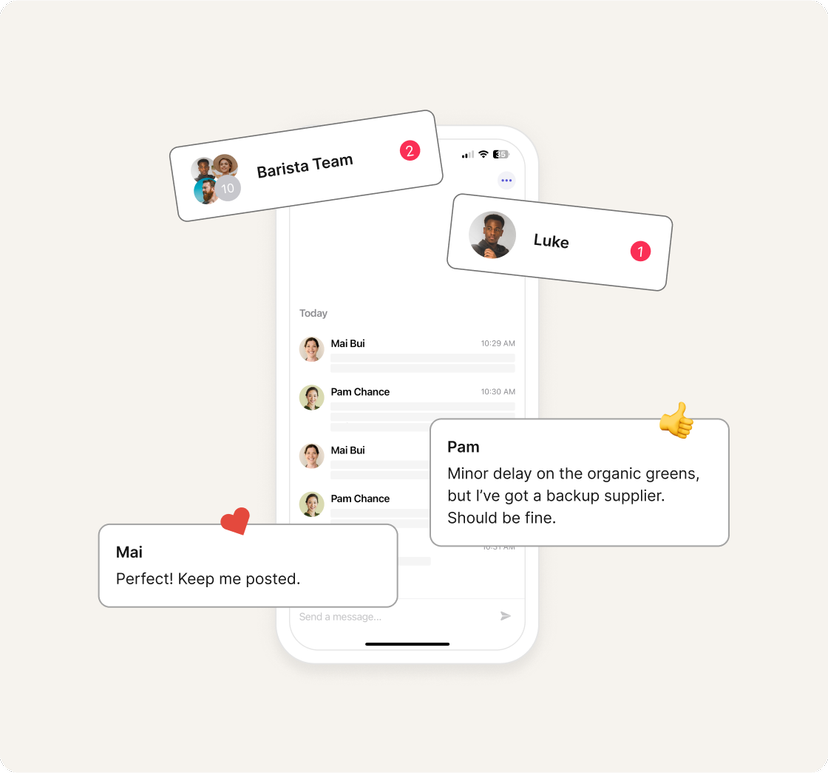 time clock in camelo app
